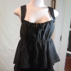 a new day Black Camisole Top